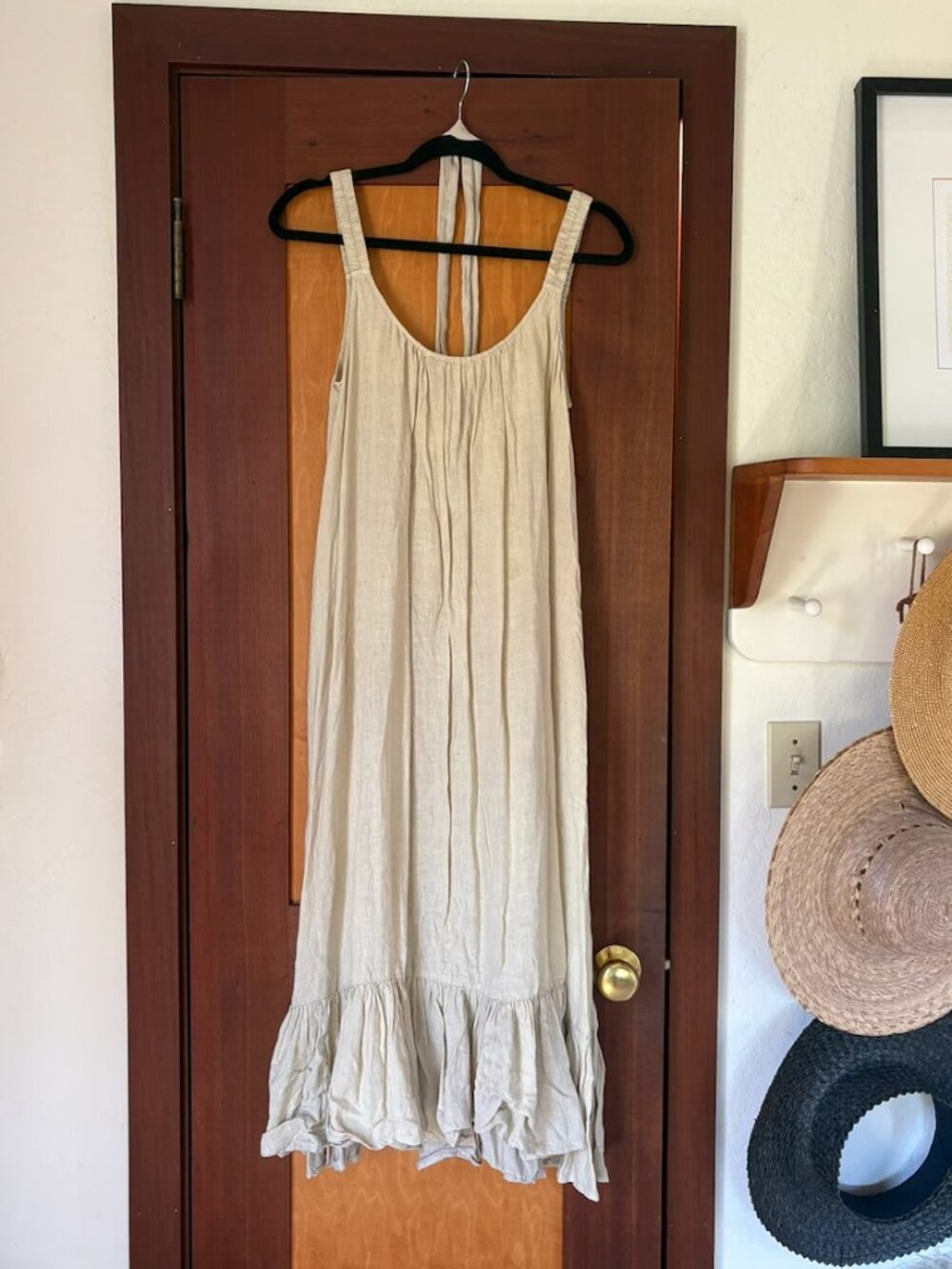 Velvet Brand Tiered Linen Dress/Cover Up Size XS